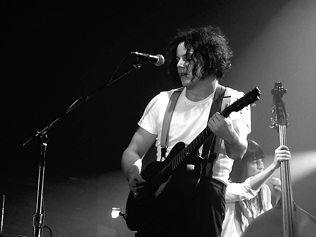 Description English: Jack White, live 2012, b/w Date 2 September 2012 Source https://www.flickr.com/photos/botellitadecielo/7920936466 Author Teresa Sedó